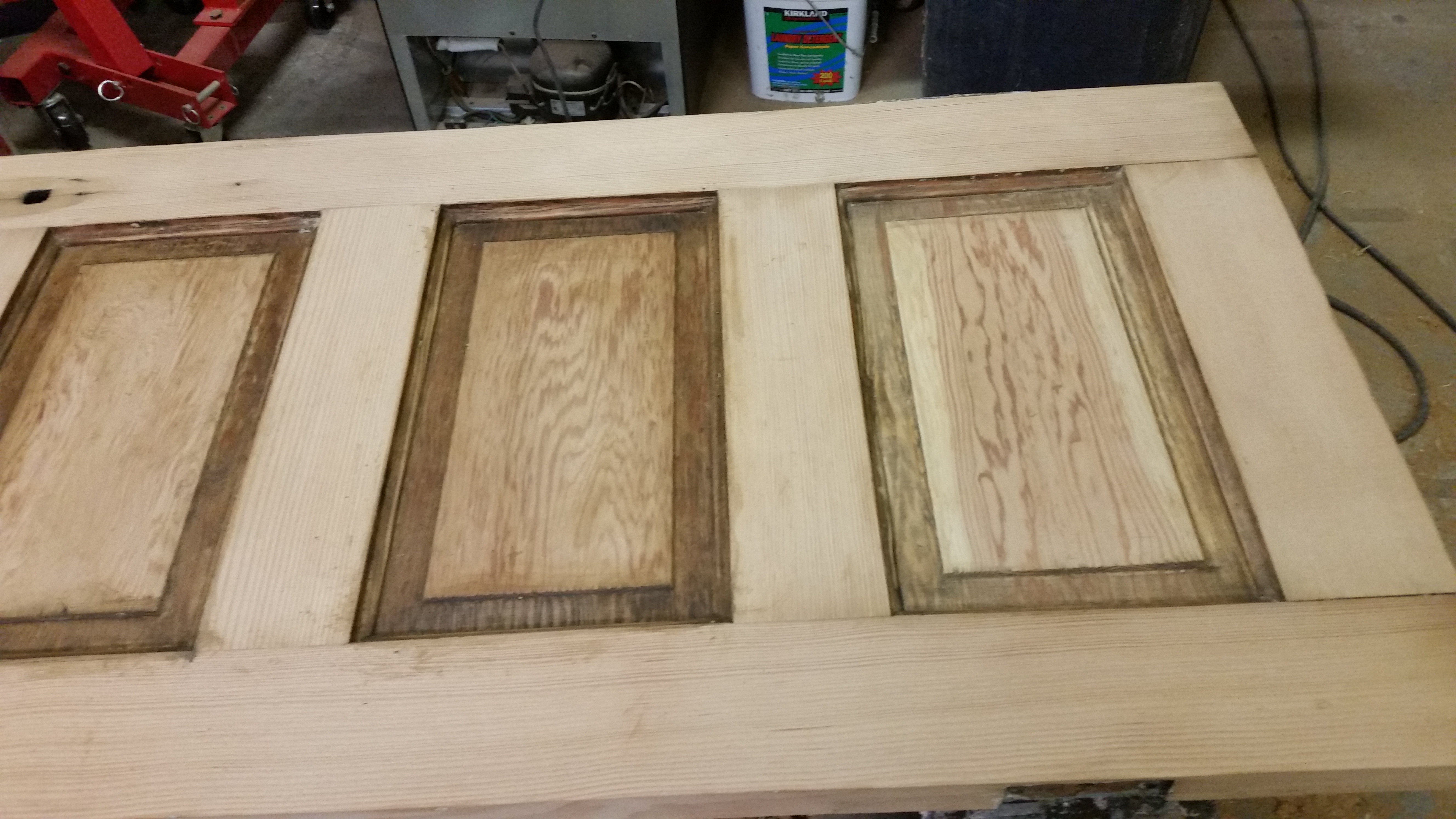 Stripping and Refinishing raised-panel doors